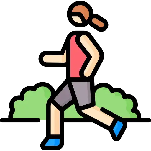 Jogging track amidst greenery at Mahindra Rainforest